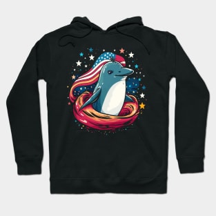 Patriotic Narwhal Hoodie